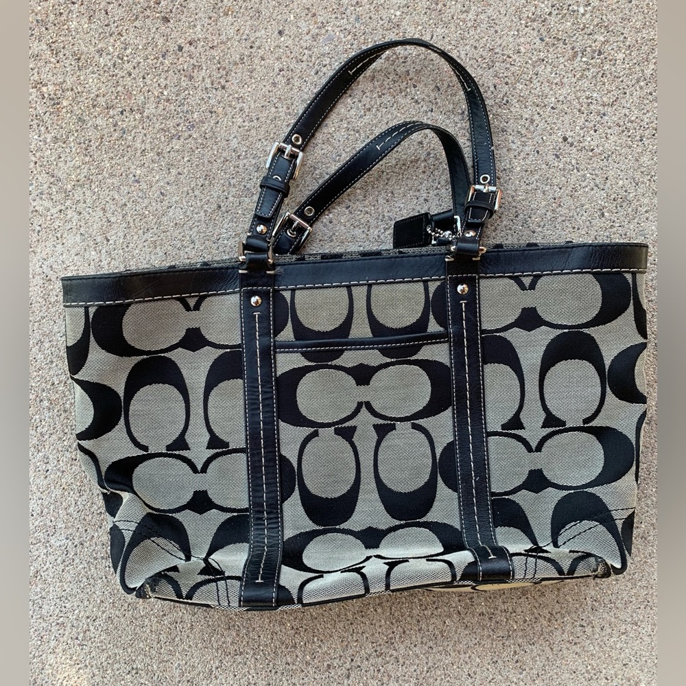Coach Monogram Shoulder Bag